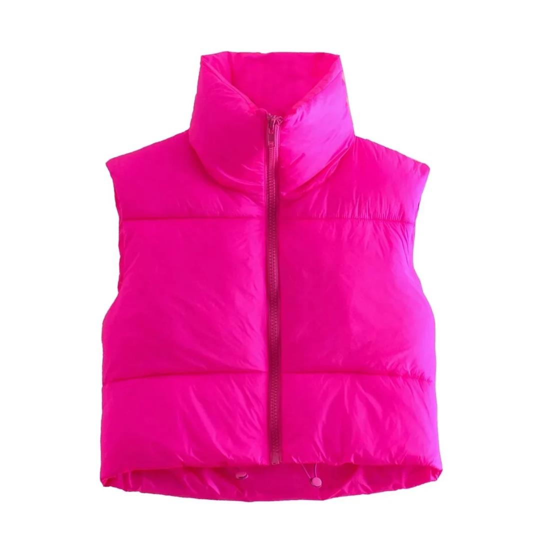 Sleeveless Puffer (pink)